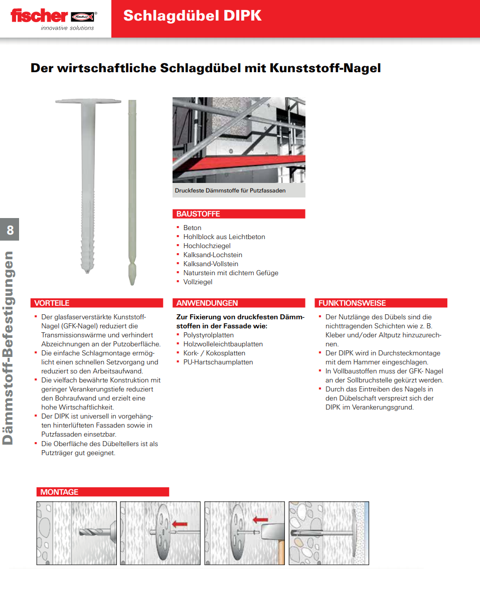 Montagesysteme: Nieten, Schrauben, Kleben, Agraffen