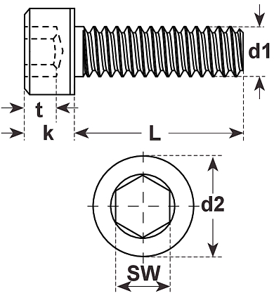 KÜWI - GH-Ring-Keil-Dübel einseitig, Typ B1 Aluminium Aussenø 65mm