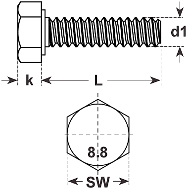 Sechskantschrauben mit Schaft M10x40 mm inkl. Flanschmuttern &  Unterlegscheiben M10 aus Edelstahl A2 (50 Stück) | Maschinenschrauben 